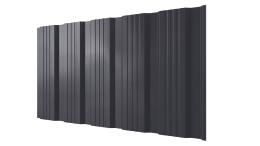 Профнастил К20 1185/1120x0,3 мм, 7024 графитовый серый глянцевый
