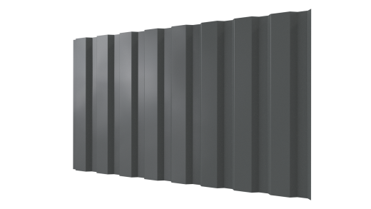 Профнастил С20A 1150/1100x0,45 мм, 7005 мышино-серый глянцевый