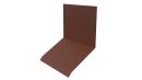 Планка примыкания верхняя к стене фальц 150x130x20 мм, 8004 медно-коричневый матовый