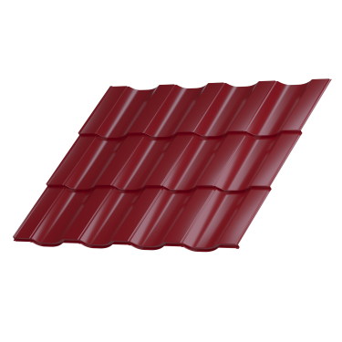 Профиль Орион 30 1200/1150x0,45 мм, 3011 коричнево-красный глянцевый