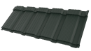 Металлочерепица Каскад 1195/1130x0,5 мм, 6009 пихтовый зелёный матовый