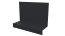 Примыкание боковое фальц 25x65x130 мм, 7024 графитовый серый матовый