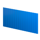 Профнастил С8 1200/1150x0,4 мм эконом, 5015 небесно-синий глянцевый