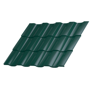 Профиль Орион 25 1200/1150x0,45 мм, 6005 зеленый мох глянцевый