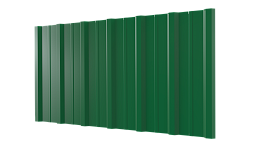 Профнастил НС16 1150/1100x0,4 мм эконом, 6029 мятно-зеленый глянцевый