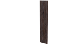 Крепежная планка 10x40x10 мм, Морёный дуб 3D