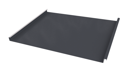 Фальцевая кровля 562/550x0,65 мм, 7024 графитовый серый глянцевый
