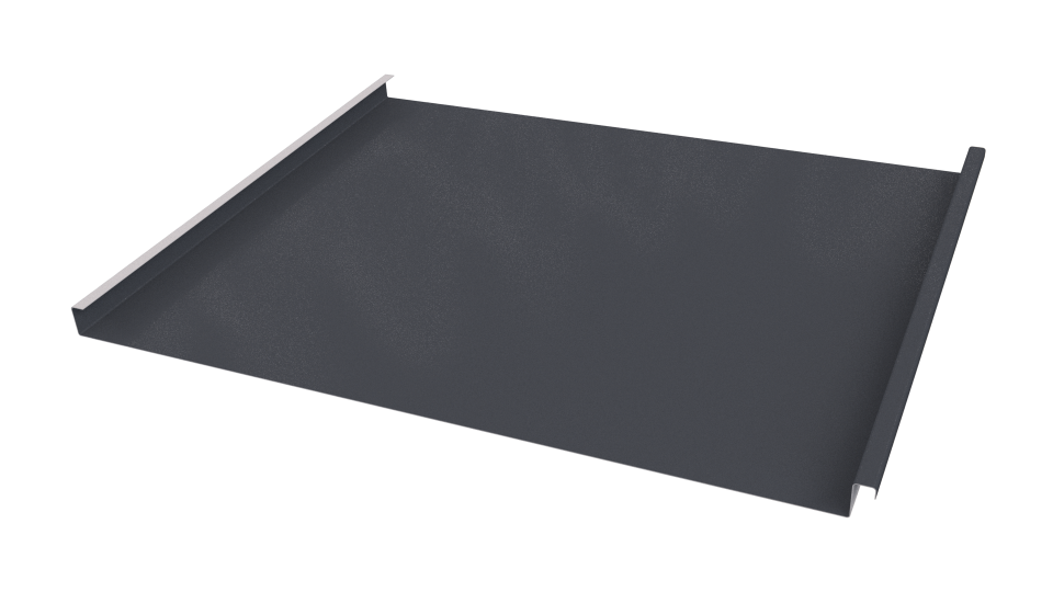 Фальцевая кровля 562/550x0,65 мм, 7024 графитовый серый глянцевый