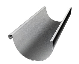 Желоб полукруглый 125x3000 мм, цинк