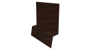 Планка стартовая фальц 135x30x55 мм, Античный дуб 3D