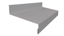 Отлив простой 20х70х20 мм, 8004 медно-коричневый глянцевый