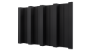 Профнастил Н60 902/845x0,45 мм, 9005 черный янтарь матовый
