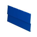 Металлосайдинг Корабельная доска 267/236x0,45 мм, 5005 сигнальный синий глянцевый