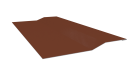 Планка крепёжная фальц 50x17x29 мм, 8004 медно-коричневый глянцевый