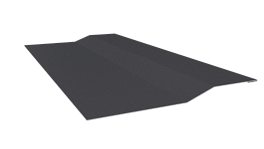 Планка крепёжная фальц 50x17x29 мм, 7024 графитовый серый PUR Pruf