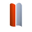 Штакетник Европланка Престиж 131x0,4 мм, 2004 оранжевый глянцевый