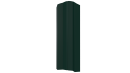 Штакетник М-образный Престиж 118x0,5 мм, 6005 зеленый мох глянцевый