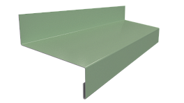 Отлив простой 20х50х20 мм, 6029 мятно-зеленый глянцевый