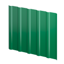 Профнастил К20 1185/1120x0,4 мм эконом, 6029 мятно-зеленый глянцевый