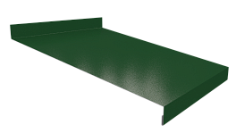 Отлив простой 20х250х20 мм, 6005 зелёный мох глянцевый