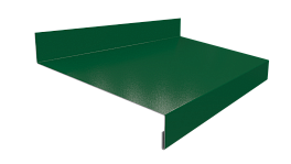 Отлив простой 20х100х20 мм, 7004 сигнальный серый глянцевый