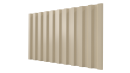 Профнастил С21 1051/1000x0,4 мм эконом, 1015 св. слоновая кость глянцевый