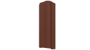 Штакетник М-образный Престиж 118x0,5 мм, 8004 медно-коричневый матовый