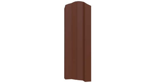 Штакетник М-образный Престиж 118x0,5 мм, 8004 медно-коричневый матовый
