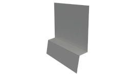 Планка стартовая фальц 135x30x55 мм, 7035 светло-серый глянцевый