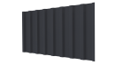 Профнастил С20B 1150/1100x0,5 мм, 7024 графитовый серый стальной бархат