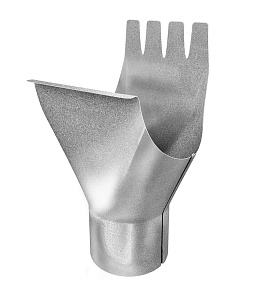 Воронка 125/90 мм, цинк