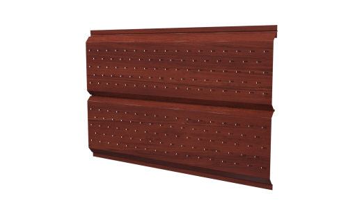 Софит Л-брус перфорированный 264/241x0,45 мм, Antique wood