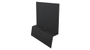 Планка стартовая фальц 135x30x55 мм, Картэн тёмный