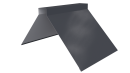 Конёк фигурный 190x190x2000 мм, 7024 графитовый серый PUR Pruf