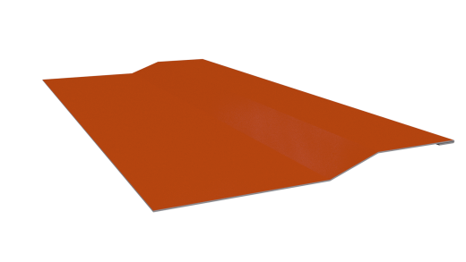 Планка крепёжная фальц 50x17x29 мм, 2004 оранжевый глянцевый
