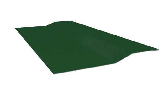 Планка крепёжная фальц 50x17x29 мм, 6002 лиственно-зеленый глянцевый