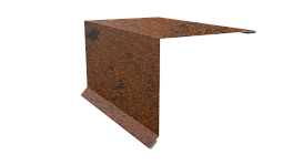Планка торцевая 120x95x2000 мм, Картэн