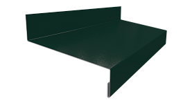 Отлив простой 20х70х20 мм, 6019 бело-зеленый глянцевый