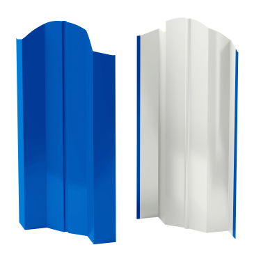 Штакетник М-образный Престиж 118x0,4 мм, 5005 сигнальный синий глянцевый