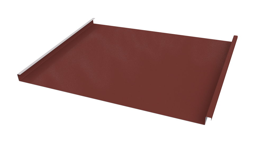 Фальцевая кровля 562/550x0,7 мм, 3009 оксид красный глянцевый