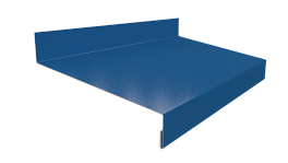 Отлив простой 20х100х20 мм, 5021 водная синь глянцевый