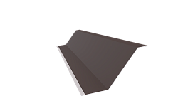 Забор жалюзи Ламель Хоста 110x0,5 мм, 8017 шоколадно-коричневый глянцевый