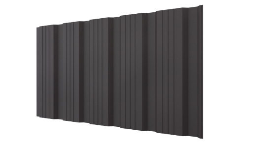 Профнастил К20 1195/1130x0,45 мм, 8019 серо-коричневый матовый