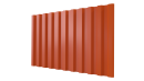 Профнастил С21 1051/1000x0,4 мм, 2004 оранжевый глянцевый