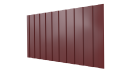 Профнастил С8 1200/1150x0,4 мм эконом, 3011 коричнево-красный глянцевый