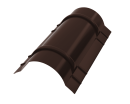 Конёк круглый R110x2000 мм, 8017 шоколадно-коричневый глянцевый