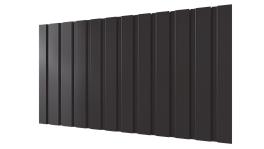 Профнастил С10 1155/1100x0,45 мм, 8019 серо-коричневый глянцевый