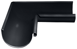 Угол желоба внутренний 90⁰, 7024 графитовый серый