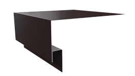 Планка околооконная 200х75х20 мм, 8017 шоколадно-коричневый глянцевый