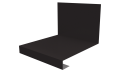 Планка примыкания нижняя к трубе фальц 140x200 мм, 8019 серо-коричневый глянцевый